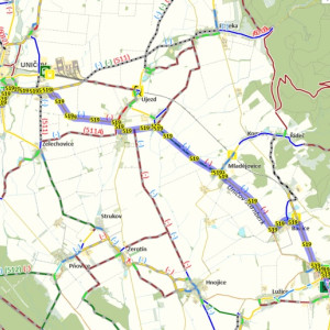 Unikátní webový portál, prezentující plánované a realizovány cyklistické komunikace v Olomouckém kraji