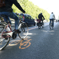 Vídeň: Dočasné cyklopruhy přitáhly o 66 % více uživatel
