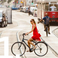 Vídeň - kompletní data za rok 2019 o cyklistické a pěší dopravě