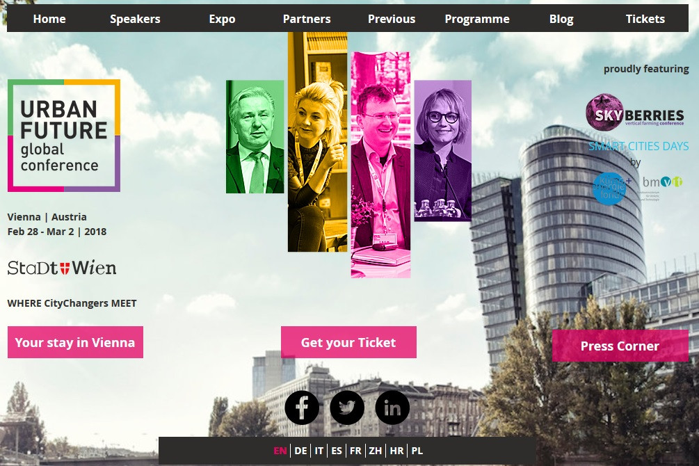 Blíží se vídeňská konference Urban Future