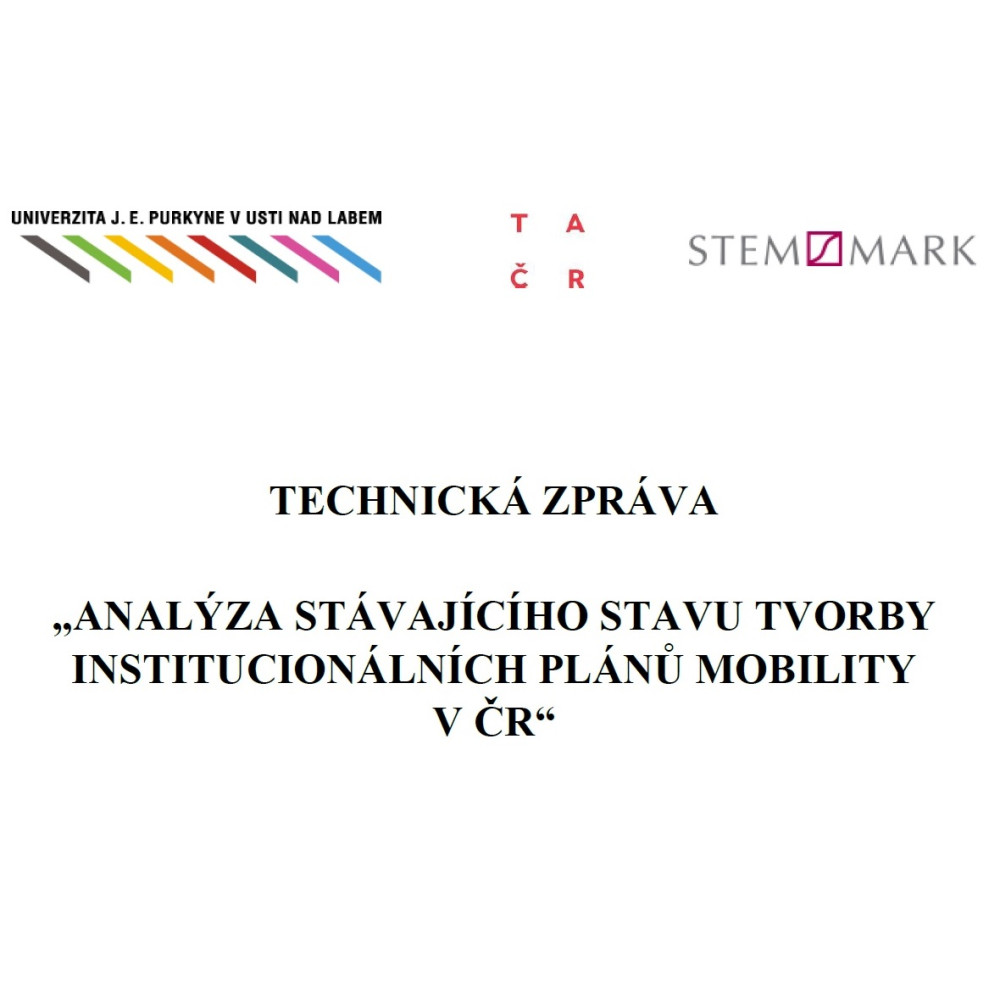 Analýza stávajícího stavu tvorby institucionálních plánů mobility v ČR
