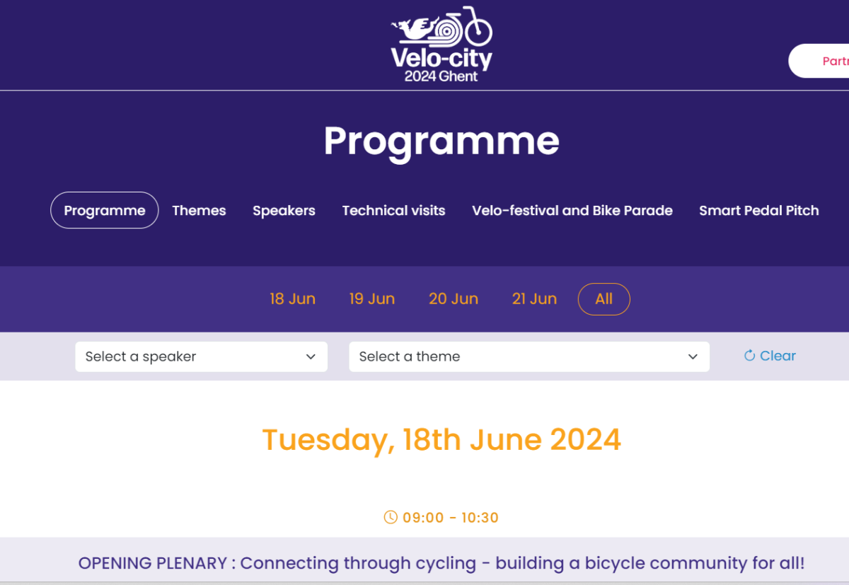 Velocity 2024 v Belgii