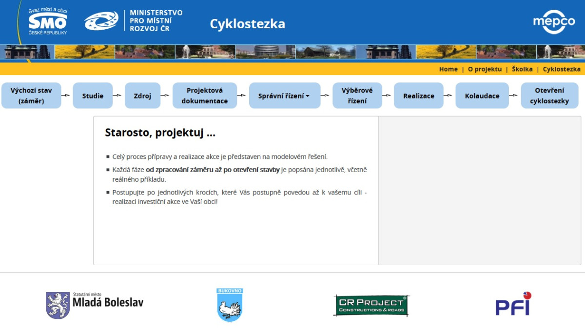 Projektování cyklostezky krok za krokem