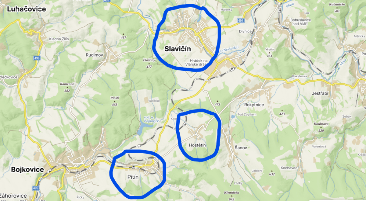 Slavičín, Hostětín a Pitín propojí nová cyklostezka