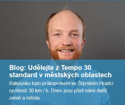 Lidsky přívětivý dopravní systém znamená: učinit Tempo 30 standardem v městských oblastech