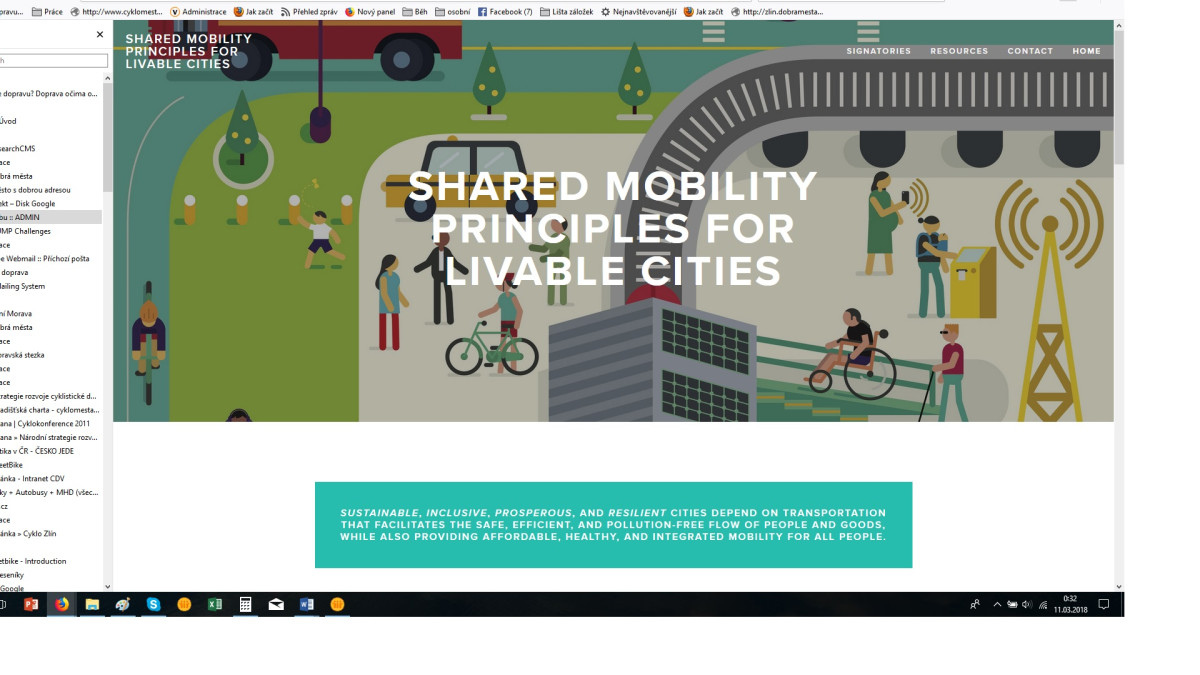 Principy sdílené mobility pro města, kde se dobře žije