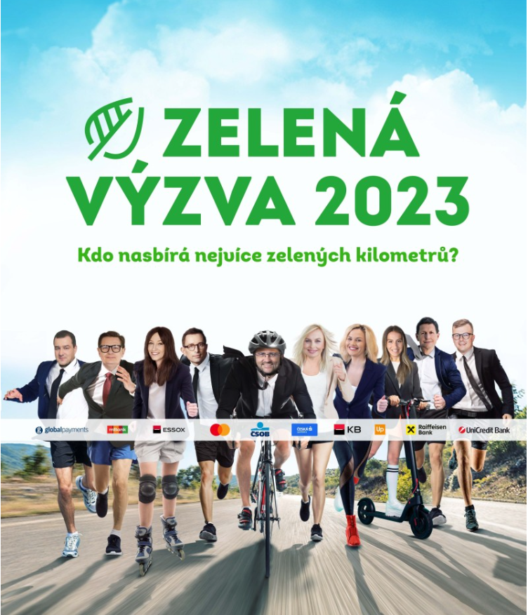 Zelená výzva - běžte pěšky, jeďte na kole.... Motivace pro banky a finanční instituce