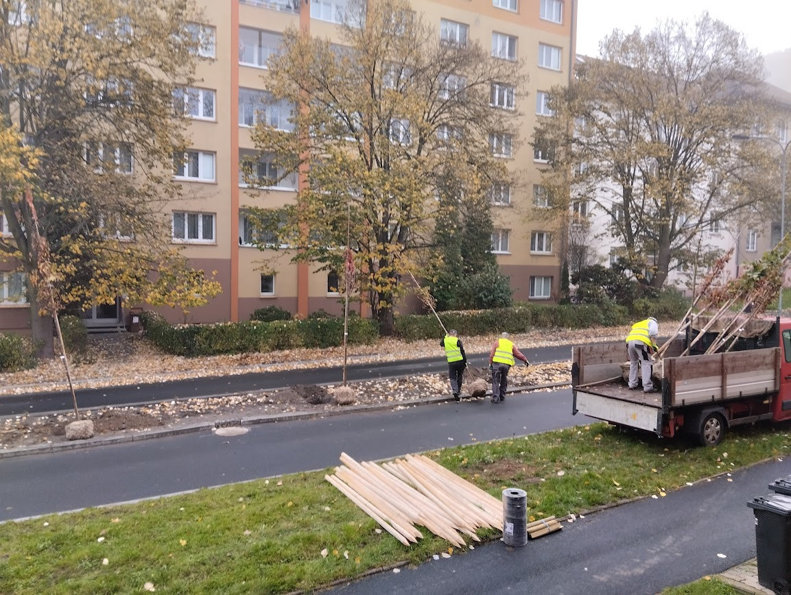 Rozvoj veřejných prostorů a zeleni.