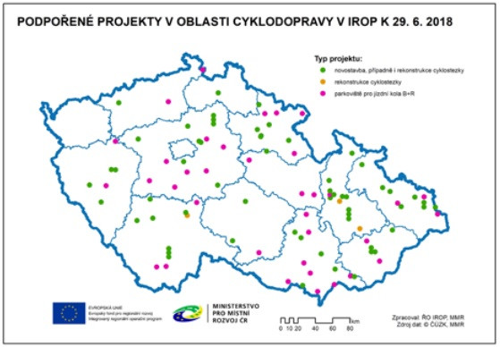 Letní vydání Zpravodaje IROP zaměřené především na cyklodopravu.