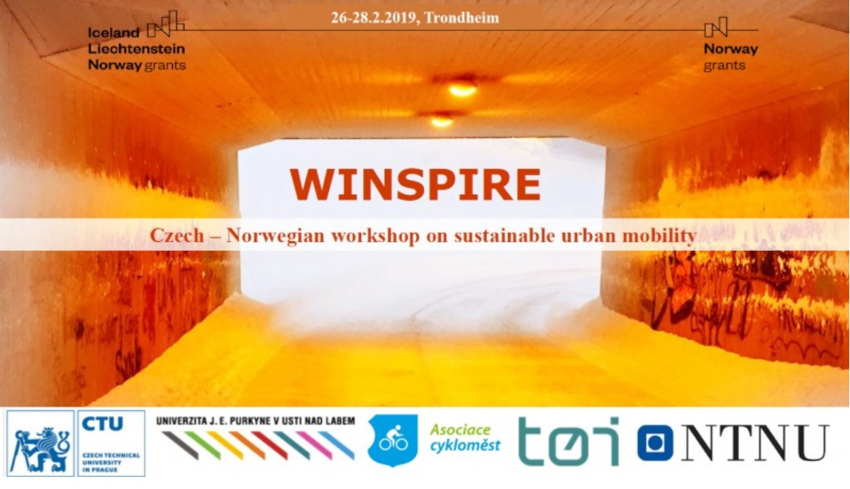 Workshop o udržitelné městské mobilitě pod názvem Winspire v Trondheimu