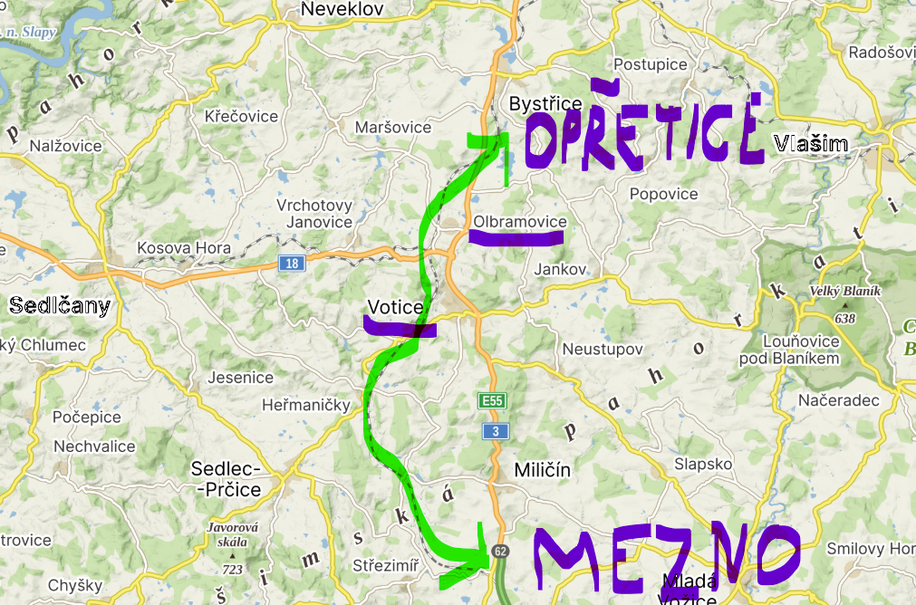 Po zrušené železniční trati - Středočeský kraj