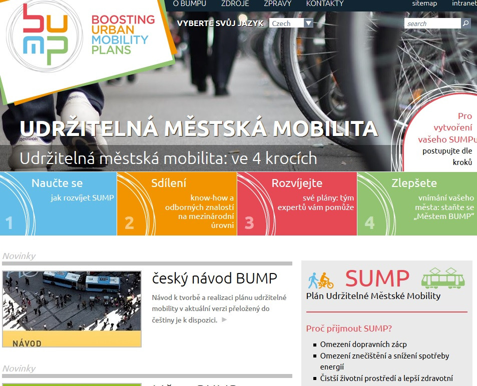 BUMP - již ukončený vzdělávací projekt o udržitelné městské mobilitě má stále co říci