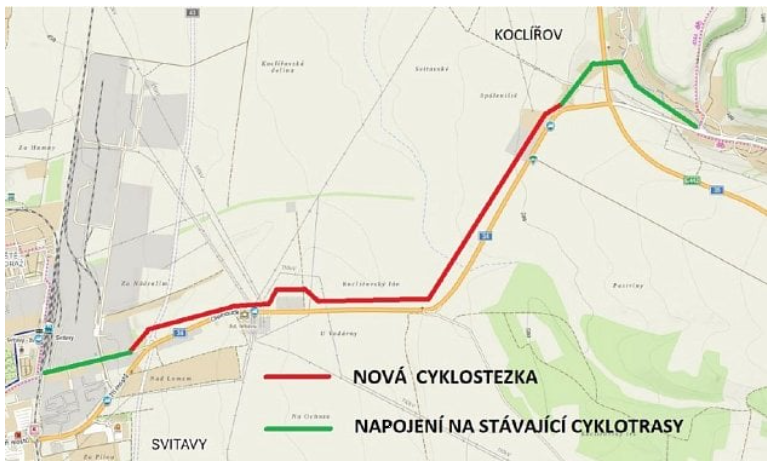 Svitavy a Koclířov spojí nová cyklostezka