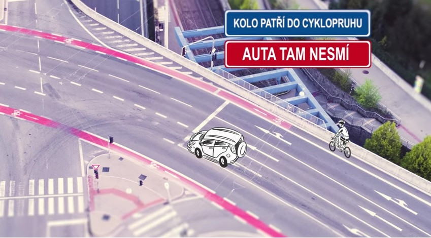 Jezdi férově: animované spoty učí cyklisty i řidiče ohleduplnosti
