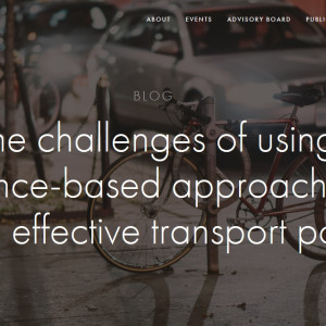 Problémy při využívání důkazů za účelem tvorby efektivní dopravní politiky