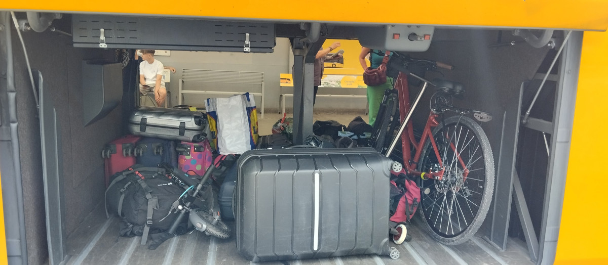 Přeprava jízdních kol v meziměstských autobusech